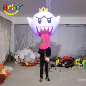 Costume gonflable mignon de tête de démon de marionnette gonflable de tête de <span class=keywords><strong>diable</strong></span> de marche de défilé de rue extérieur - Product Image 1