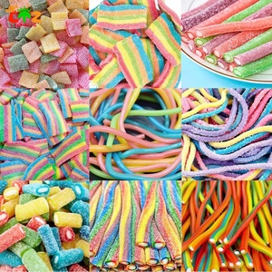 Caramelle Gommose Morbide al Gusto di Frutta con Rivestimento Ceramico, Marshmallow Masticabili per Bambini, Gusti Misti, Snack per <span class=keywords><strong>Capodanno</strong></span> - Product Image 2