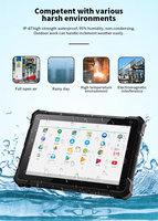 Versión resistente 8 pulgadas MTK8788 Octa-core Android OS IP67 Tablet Panel PC Terminal de tableta de mano al aire libre