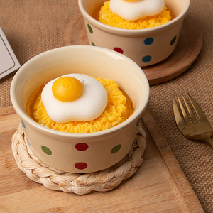 Candele a Tema Noodle e Uova Fritte per Feste a Tema Amanti degli Snack Asiatici, Forniture all'Ingrosso per Compleanni e Oggetti di Scena Fotografici - Product Image 6