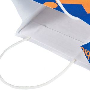 Champagne Wine Gift Paper <b>Bag</b> with Recycled Kraft Paper Custom Logo Offset Printing Food Packaging - Product Image 3