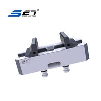 Étau de banc modulaire auto-centrant, dispositif de serrage manuel, précision CNC, matériau SUS440C, précision de 0,005 mm, marque SET