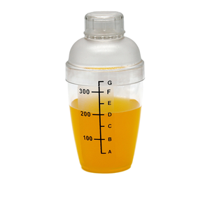 12oz Plastic Cocktail Shaking Cups with <strong>Measurement</strong> Scales Clear <strong>Drink</strong> Mixer for Beer and Cocktails - Product Image 1