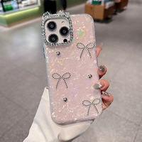 Pour 17 Pro Max, coque de téléphone de luxe avec strass, design tendance, coque de téléphone personnalisée en gros pour iPhone 16 14 15 Plus