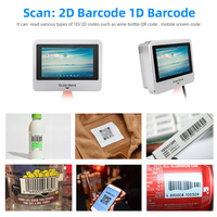 Terminal de point de vente tactile double OS XT802C, appareil kiosque, vérificateur de prix, terminal OEM pour revendeurs (étiquette blanche)