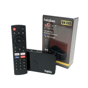 Caja IPTV Holabox HiiTV 8K <span class=keywords><strong>de</strong></span> Última Generación 2026, Android <span class=keywords><strong>15</strong></span>, 4GB 32GB 2GB16GB, WIFI6 Potente, Lemon Stalker TV, Smart Set Top Box - Product Image 1