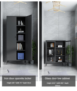 Dijital dolaplar ile yüksek kaliteli uzun boylu büyük ofis dosya dolabı Metal kitaplık - Product Image 6