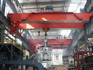 رافعة جسرية من النوع YZ مع تحكم عن بعد للورش، رافعة علوية ذات عارضة مزدوجة - Product Image 4