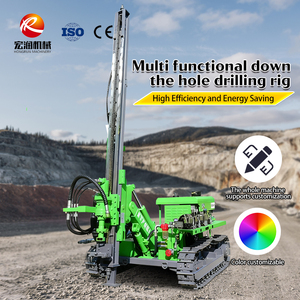 Khai thác lỗ sâu DTH Giàn Khoan cho mỏ đá cứng đá bánh xích loại máy khoan lỗ khoan bề mặt thiết bị lỗ nổ - Product Image 4