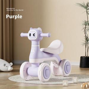 2025 nuovo Baby Balance Bike 1-3 anni Scooter a quattro <span class=keywords><strong>ruote</strong></span> senza <span class=keywords><strong>bici</strong></span> a pedali - Product Image 5