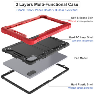 GSCASE silicona PC Hybrid Armor <span class=keywords><strong>funda</strong></span> <span class=keywords><strong>para</strong></span> <span class=keywords><strong>tablet</strong></span> <span class=keywords><strong>para</strong></span> honor pad X9 <span class=keywords><strong>Tablet</strong></span> contraportada con soporte - Product Image 5