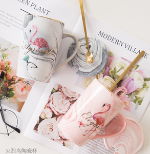 Taza de Cerámica con Diseño de Mármol Falso Rosa Gris al por Mayor |   Diseño de Lámina Dorada de Lujo |   Logotipo Personalizado |   Taza de Café Festiva para Regalo, Compra al por Mayor - Product Image 6