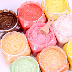 Gommage corporel au sucre et <span class=keywords><strong>sel</strong></span> de pastèque, exfoliant nettoyant en profondeur, <span class=keywords><strong>sel</strong></span> de bain éclaircissant et rajeunissant pour la peau - Product Image 3