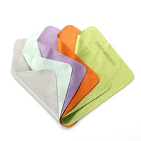 Quantité minimale de commande bas Logo personnalisé écologique microfibre lunettes chiffon en gros plusieurs impression lentille écran verre chiffon d'essuyage