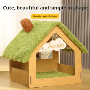 Sisal Forest House Tabla Rascadora Grande para Gatos, Tipo Zanahoria, Integrada, Resistente al Desgaste, No Desprende Residuos, Vertical, Para Uso Interior en Todas las Estaciones - Product Image 2