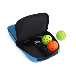 Bolsa para Raquetas de Pickleball con Cierre de Cremallera, Resistente al Agua, Accesorio para Raquetas de Playa, Azul, Rosa, Gris - Product Image 5