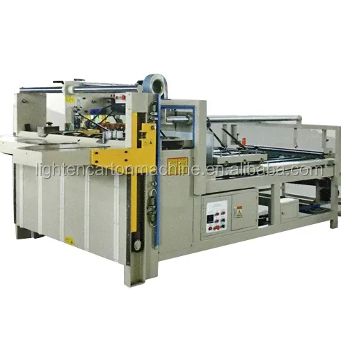 Các tông sóng Hộp gấp dán máy bán tự động thư mục gluer Máy hộp carton Máy làm