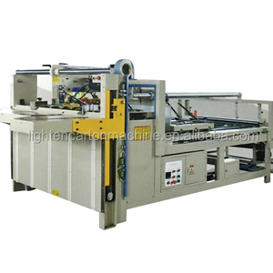Encolleuse de boîtes en carton ondulé pliante machine semi-automatique à coller machine de fabrication de boîtes en carton - Product Image 1