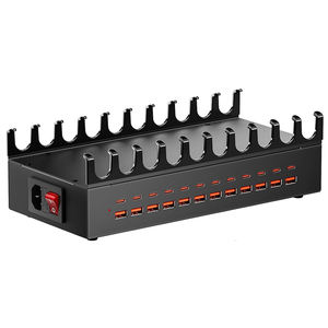 Station de charge 300W pour plusieurs appareils, station de charge rapide USB 24 ports, organisateur de station de charge compatible avec Kindle - Product Image 3