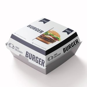 Scatola per Hamburger da Asporto OEM, in Carta Alimentare, con Logo Personalizzato, Laminazione Opaca, Riciclata, per Sushi - Product Image 6