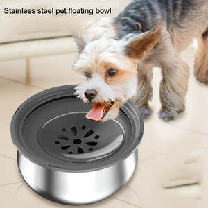 MOFESIPI nessuna fuoriuscita ciotola per acqua per cani in acciaio inox 4.3L grande capacità facile da pulire ciotola per bere lenta a prova di fuoriuscita per cani - Product Image 2