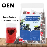 Antioxidatie Voedend Verrijkend Bloedverrijkend Oogbeschermend Afslankend Zwarte Gojibessen Moerbeien Bosbessen Thee in zakjes Premium