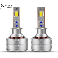 Ampoule de phare de voiture LED X45 300W H1 H4 H7 H11, ampoule de feu antibrouillard, feux de route et de croisement, 9005 9006, 50000LM, 6000K, feux de conduite