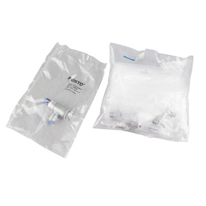 Válvula de escape de ángulo ajustable suave con puerto roscado y conexión rápida doble para escape de cilindro - Product Image 4