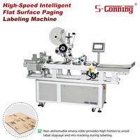 Machine d'étiquetage de surface plane à haute efficacité, largeur 60-350 mm, pour boîtes, cartons en papier, solution d'étiquetage automatisée