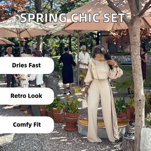 Elegante Completo Autunnale da Donna 2 Pezzi: Top Oversize a Collo Alto e Maniche Lunghe con Pantaloncini Tinta Unita, Set Casual - Product Image 2