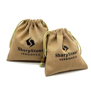 Bolsa de musselina colorida personalizada de alta qualidade com cordão de algodão pequena personalizada com logotipo personalizado