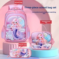 Sac à dos scolaire à roulettes pour enfants, motif dessin animé tendance, étanche, pour étudiants, vente en gros