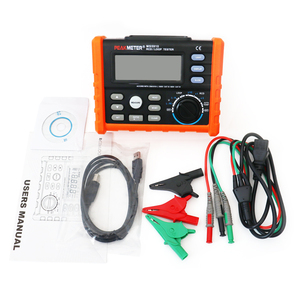 เครื่องทดสอบความต้านทานวงจร เครื่องมือบำรุงรักษาไฟฟ้า พร้อมจอแสดงผล LCD ทดสอบแรงดันไฟฟ้า 440V ฉนวน 10M - Product Image 6