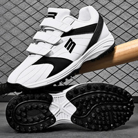 Chaussures de sport pour softball et baseball, en microfibre, semelle en caoutchouc MD, durables, légères, chaussures professionnelles pour le printemps et l'été