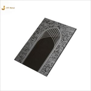 Láminas de Acero Inoxidable 304/316L con Grabado Personalizado EX139, Color PVD, Patrones Florales/Geométricos, Incluye Procesamiento de Soldadura - Product Image 3
