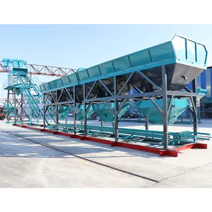 Official Manufacturer Aggregate Storage Hopper Fully Equipment Concrete Mixing HZS50 Mobile Concrete Batching Plant Price