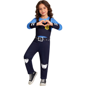 Costume de cosplay Judy Hopson de Zootopia pour filles de 8 à 13 ans, ensemble à manches longues, tenue de spectacle printanière - Product Image 1
