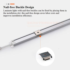 Profilé Led encastré à montage promotionnel sous éclairage d'armoire Led pour vitrine de <span class=keywords><strong>cuisine</strong></span>, <span class=keywords><strong>étagère</strong></span>s de congélateur - Product Image 3