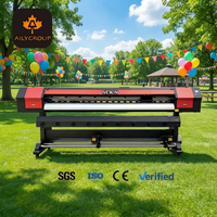 Imprimante éco-solvant industrielle multicolore CMYK avec tête d'impression XP600 DX5, impression rapide 35 m²/h pour la publicité personnalisée et les entreprises