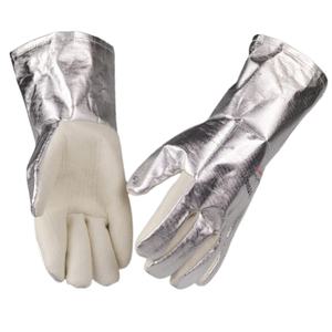 Gants de sécurité pour four industriel résistants à 350°C, isolés en feuille d'aluminium aluminisée avec feutre métaramide pour utilisation en four - Product Image 3