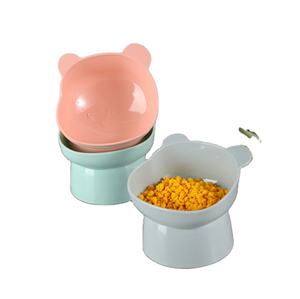 DL52401 45 מעלות הטיה גבוהה כף רגל הצפייה בתמונה גדולה יותר הוסף להשוואה שיתוף קערת חתול מגן צוואר כלב חתול מזון לחיות מחמד קערת מים - Product Image 1