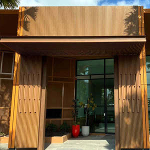 Durable Wpc Weatherproof Alternative To Traditional Wood Wpc Outdoor Wall Panels