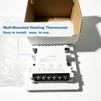 Contrôlez votre thermostat de chauffage via l'application Tuya, la commande vocale ou l'écran tactile - Thermostat intelligent WiFi pour chauffage électrique