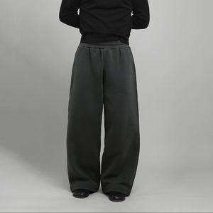 Tùy Chỉnh Thời Trang Đường Phố Quá Khổ Jogger Baggy Cổ Điển Phun Mồ Hôi Người Đàn Ông Bên Sọc Rộng Chân Xếp Chồng Lên Nhau Vải Cong Quần Dài - Product Image 5