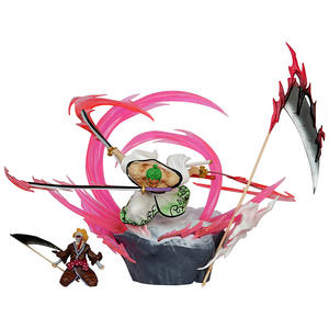 Figura de acción de 28cm One Pieces Roronoa Zoro Vs Killer Wano Country Battle Scene Hellish <span class=keywords><strong>Slash</strong></span> figura coleccionable al por mayor - Product Image 5