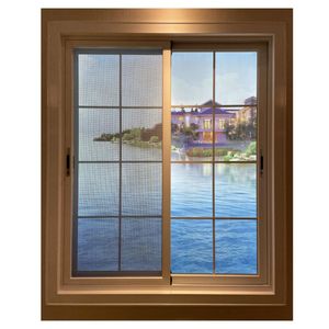 Fenêtre <span class=keywords><strong>coulissante</strong></span> en aluminium Prima, profil d'isolation thermique personnalisé, anti-chaleur, pour salon de villa, fenêtre <span class=keywords><strong>coulissante</strong></span> en aluminium - Product Image 1