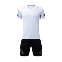 Conjunto de Camiseta de Fútbol de Manga Corta Transpirable con Logotipo Personalizado para Hombre, Uniforme Deportivo