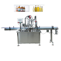 Machine de remplissage et de bouchage automatique industrielle pour produits liquides, boissons, aliments, cosmétiques, produits chimiques, machine d'emballage