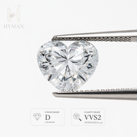 Diamantes HPHT de 1ct con Corte Excelente, Forma de Corazón, Cultivados en Laboratorio, Certificados por IGI, D VVS2, para Joyería