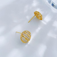 Orecchini in Oro 18K con Diamanti da Laboratorio, Anello alla Moda, Anelli in Moissanite, Anello di Fidanzamento, Anelli Raffinati, Anelli Placcati Oro, Anelli Aperti da Donna